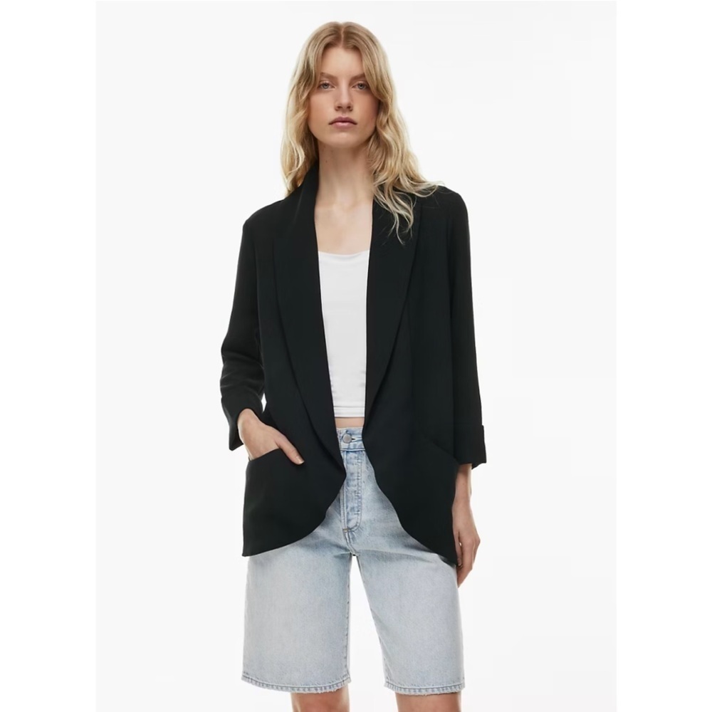 Wilfred | North Chevalier Blazer Jacket Black Size 6 Aritzia